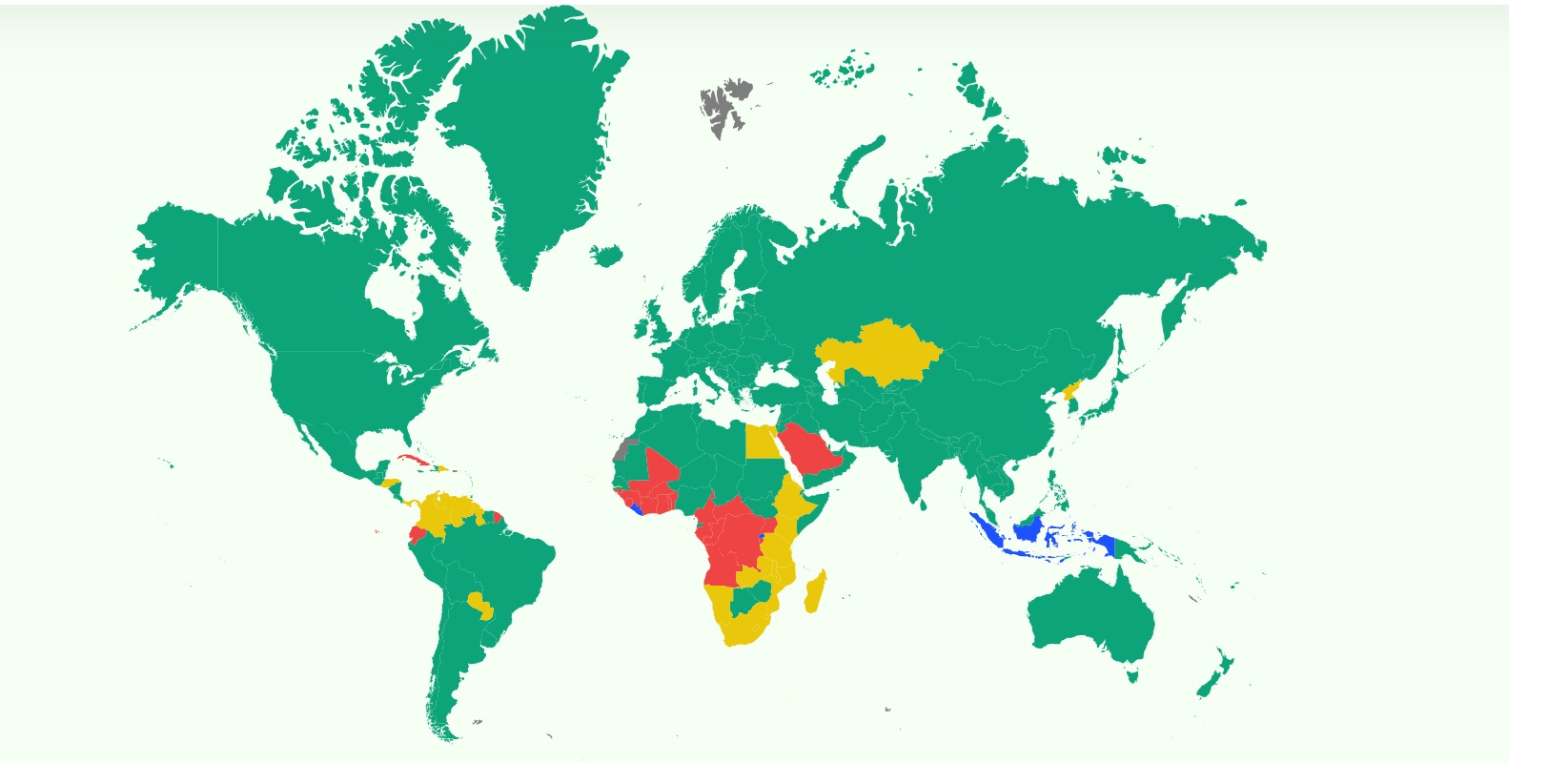 ongevaccineerd op vakantie