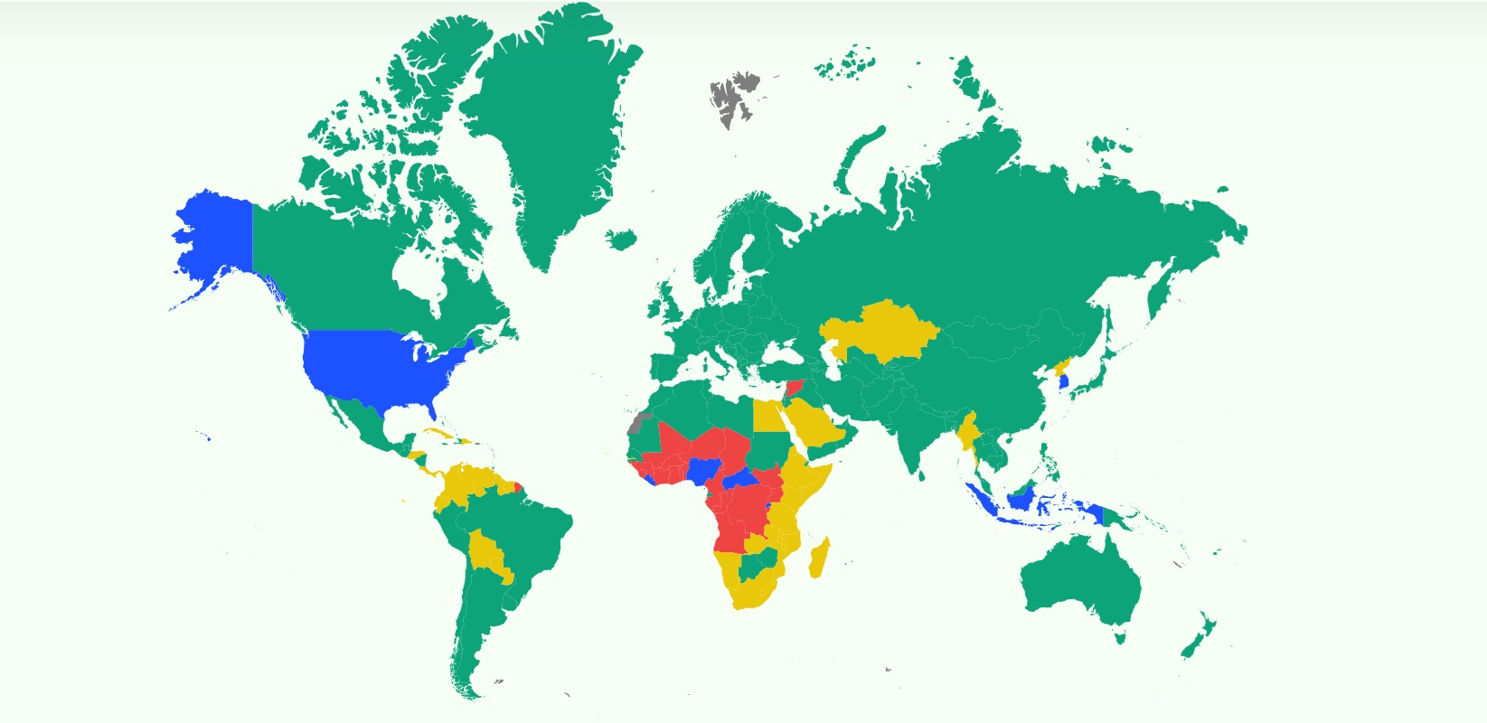 ongevaccineerd op vakantie